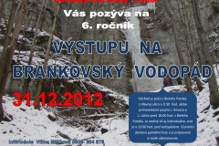 Brankovský vodopád 2012