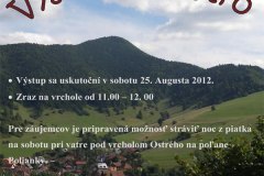 Vystup na Ostro 2012